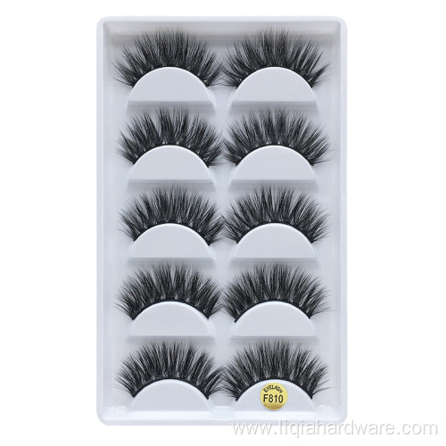 Wholesale 3D mink strip eyelashes fake eyelashes set